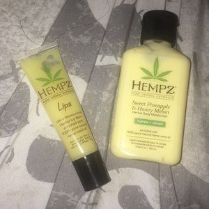 HEMPZ lip balm and body lotion